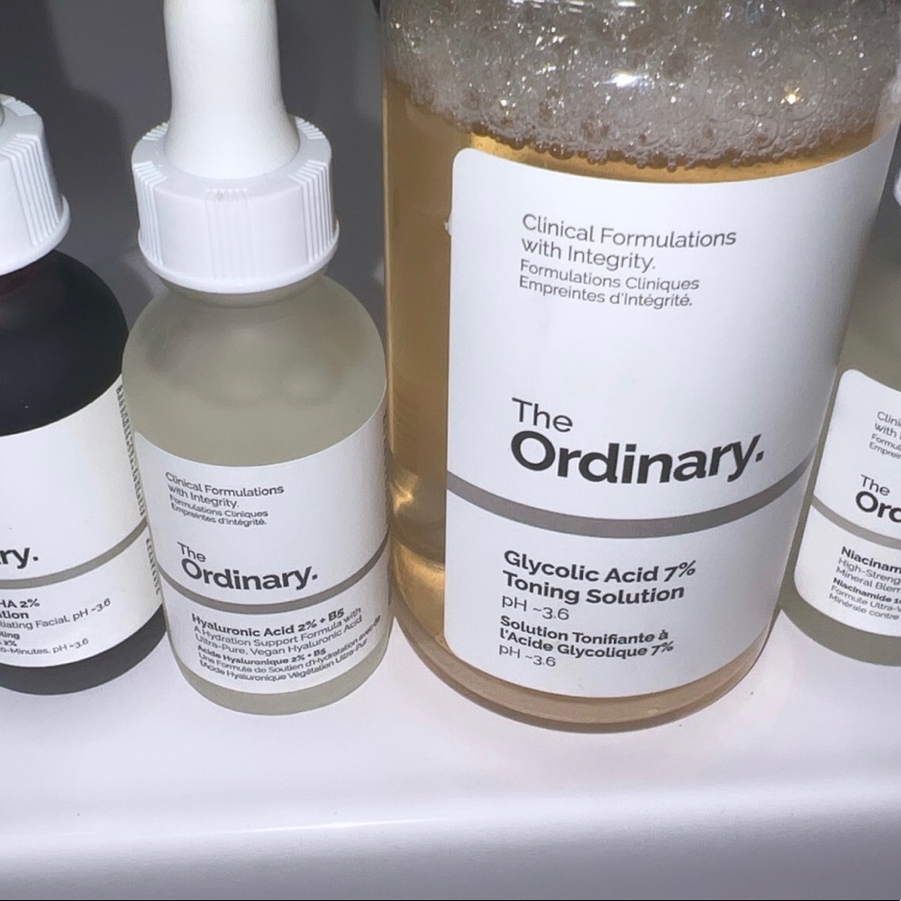Tried once The Ordinary face products bundle of 4